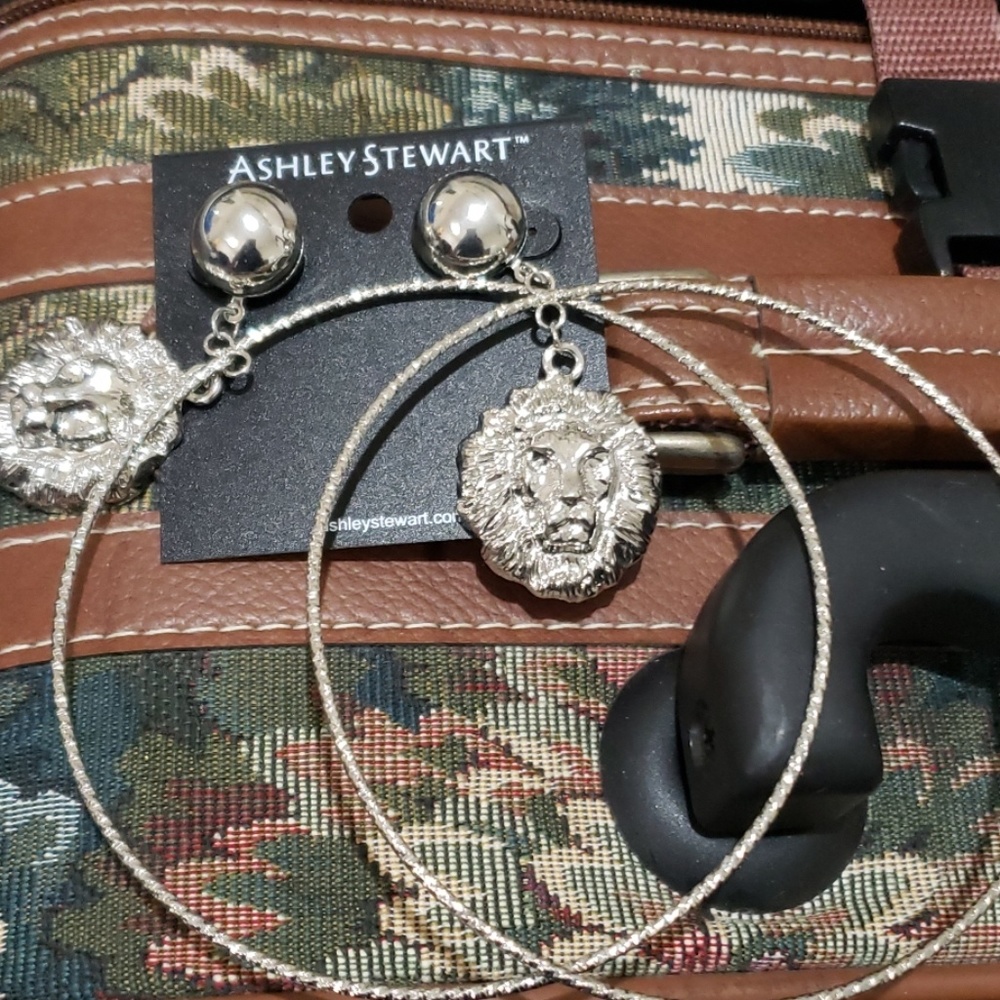 Large earrings